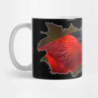 Red Lory Bird Mug